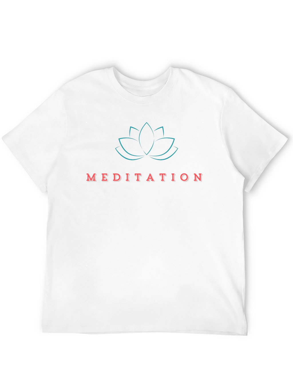 Meditation Lotus Graphic T-Shirt - Relax and Center