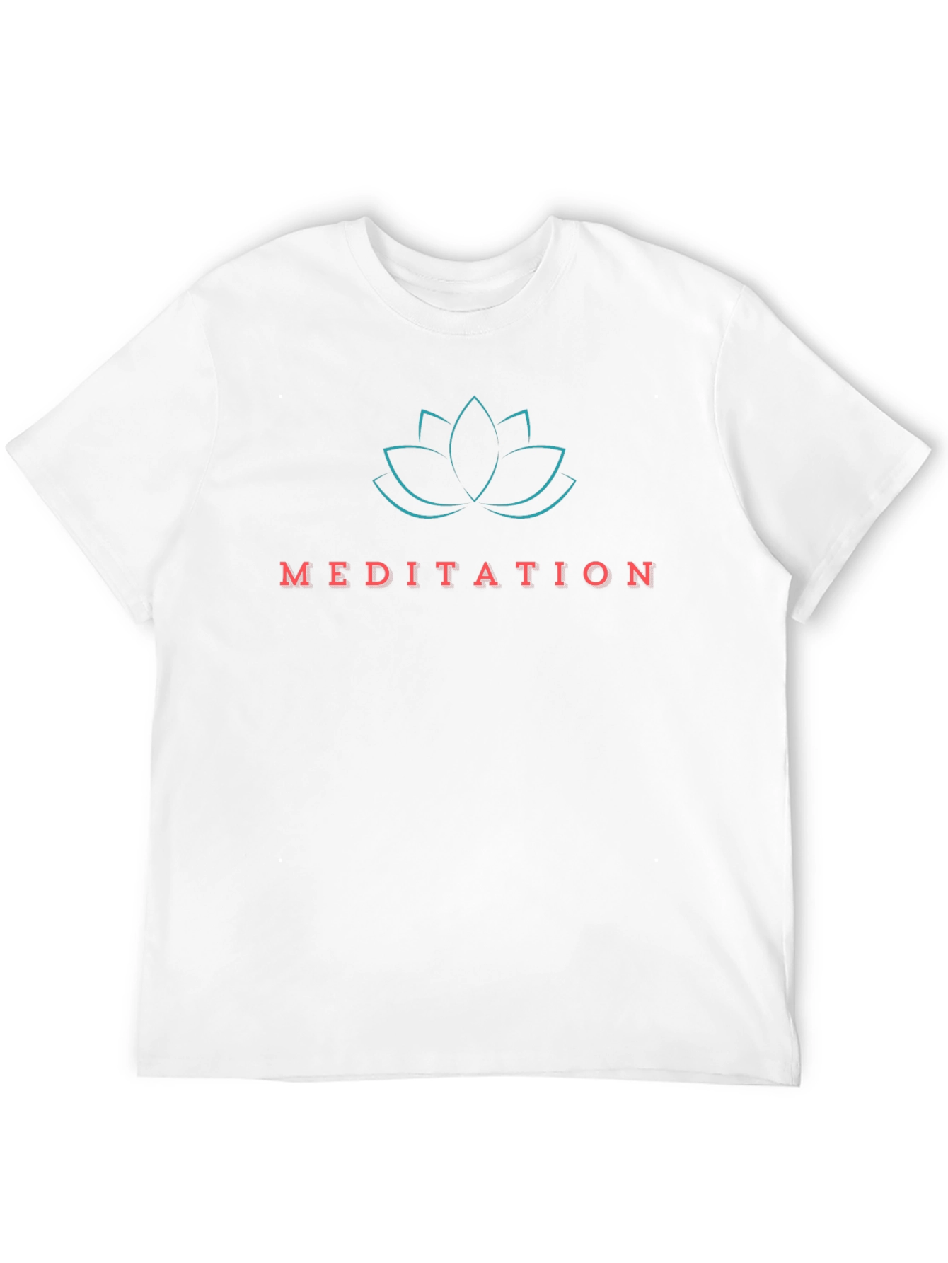 Meditation Lotus Graphic T-Shirt - Relax and Center