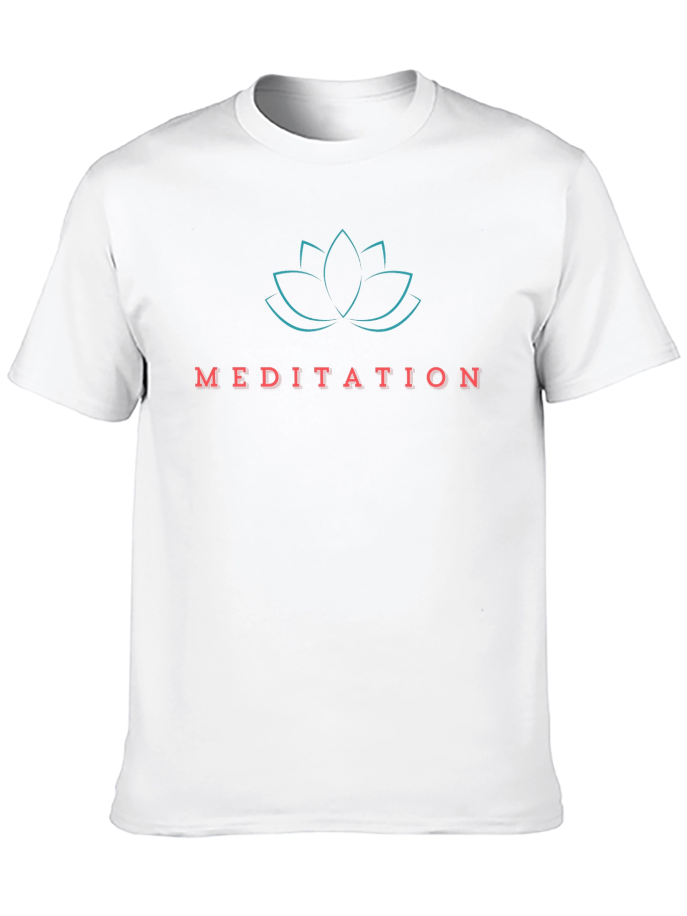 Meditation Lotus Graphic T-Shirt - Relax and Center