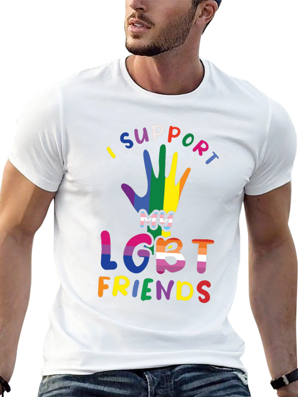 I Support My LGBT Friends T-Shirt