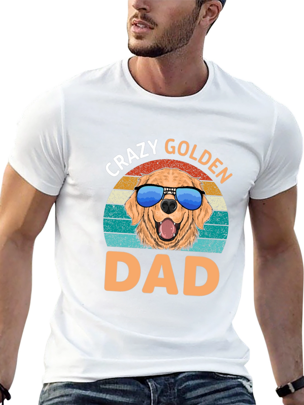 Crazy Golden Dad T-Shirt