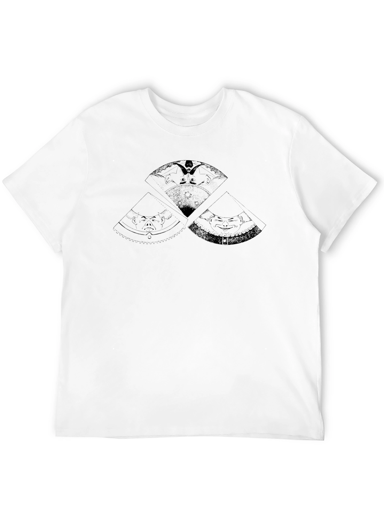 Black Graphic Tee - Unique Fan Design