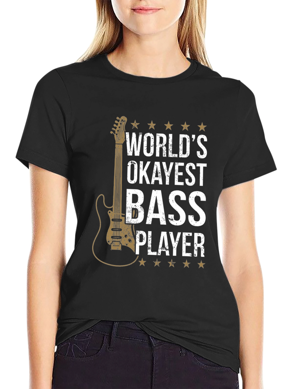 Worlds Okayest Bass Player T-Shirt