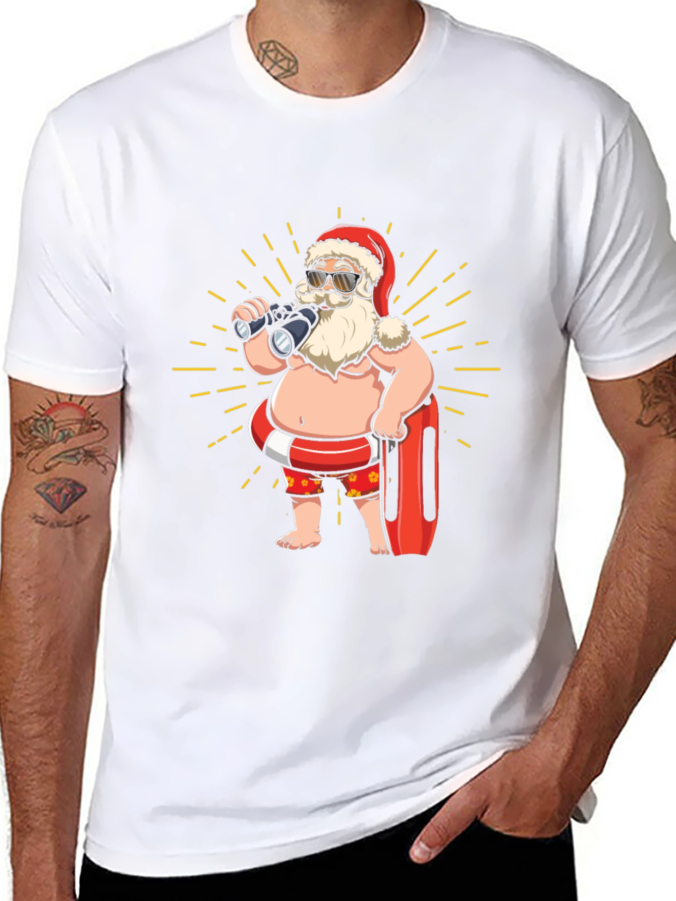 Lifeguard Santa T-Shirt