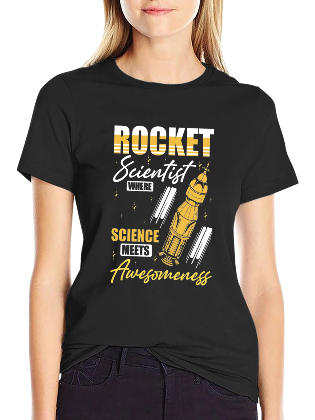 Rocket Scientist Graphic Tee - Science Awesomeness T-Shirt