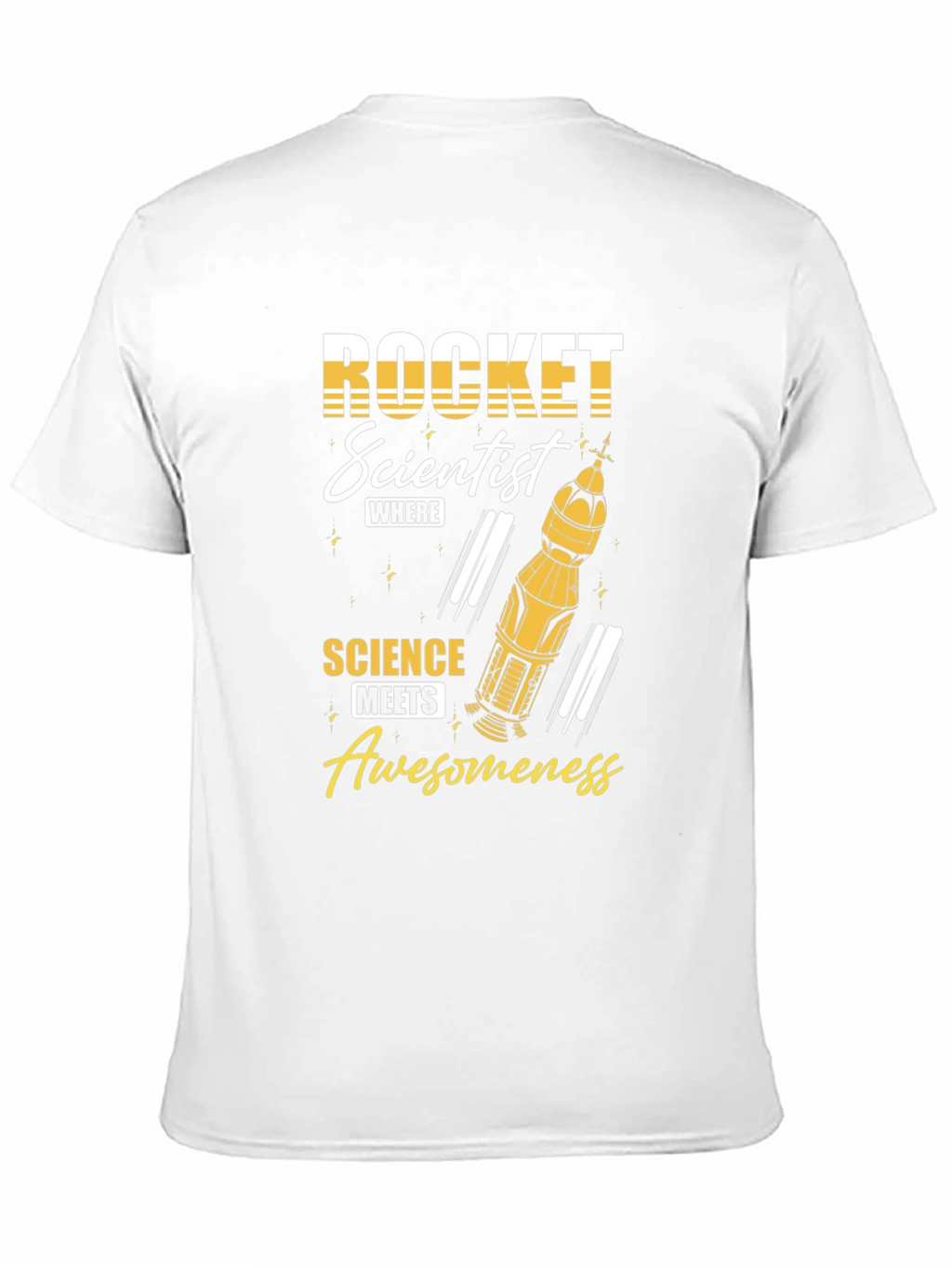 Rocket Scientist Graphic Tee - Science Awesomeness T-Shirt