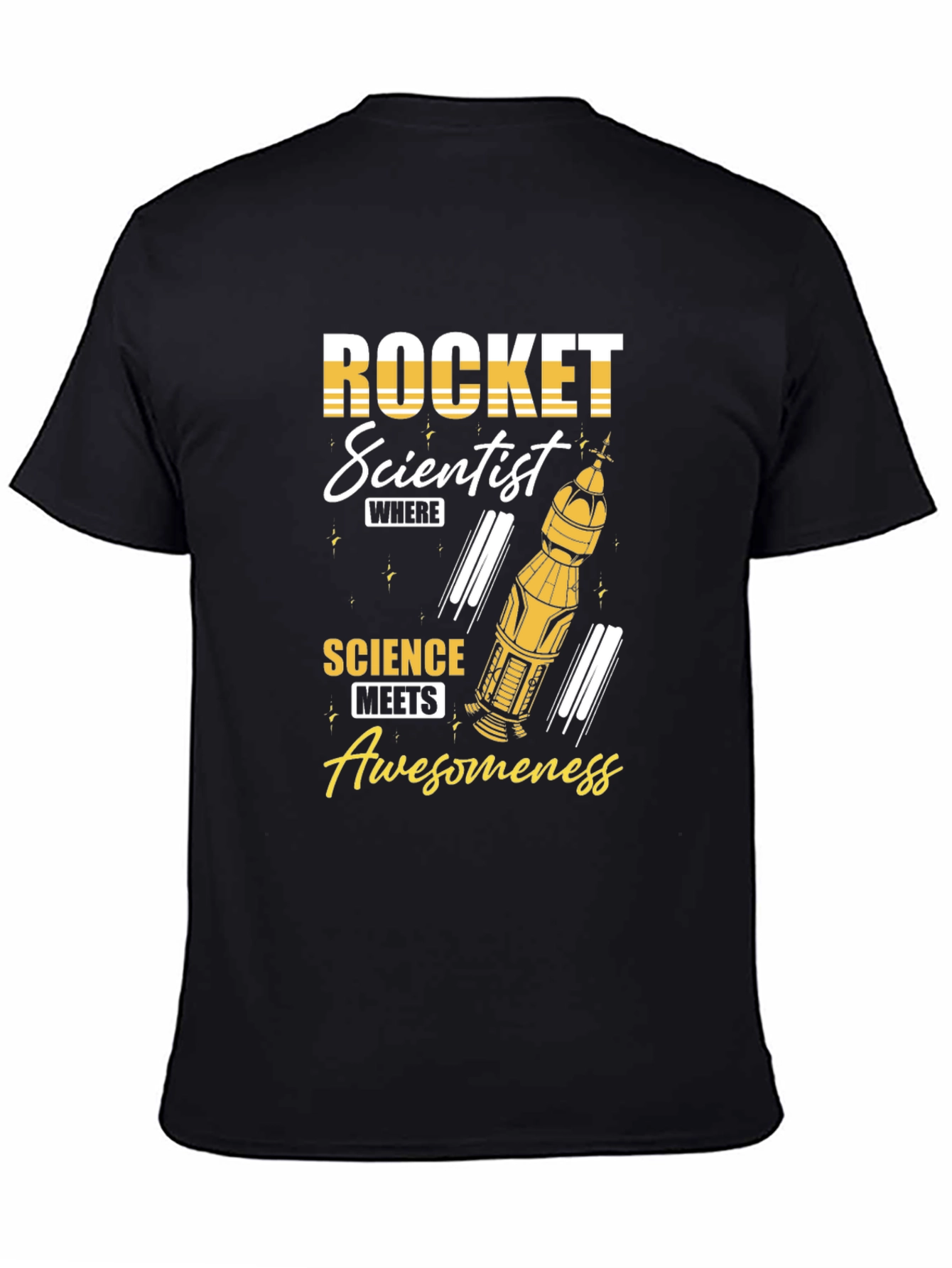 Rocket Scientist Graphic Tee - Science Awesomeness T-Shirt