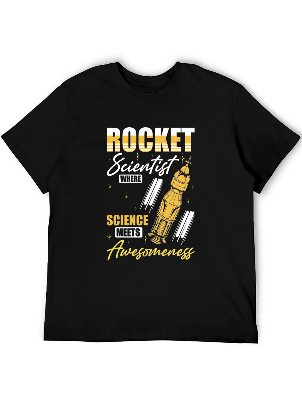 Rocket Scientist Graphic Tee - Science Awesomeness T-Shirt