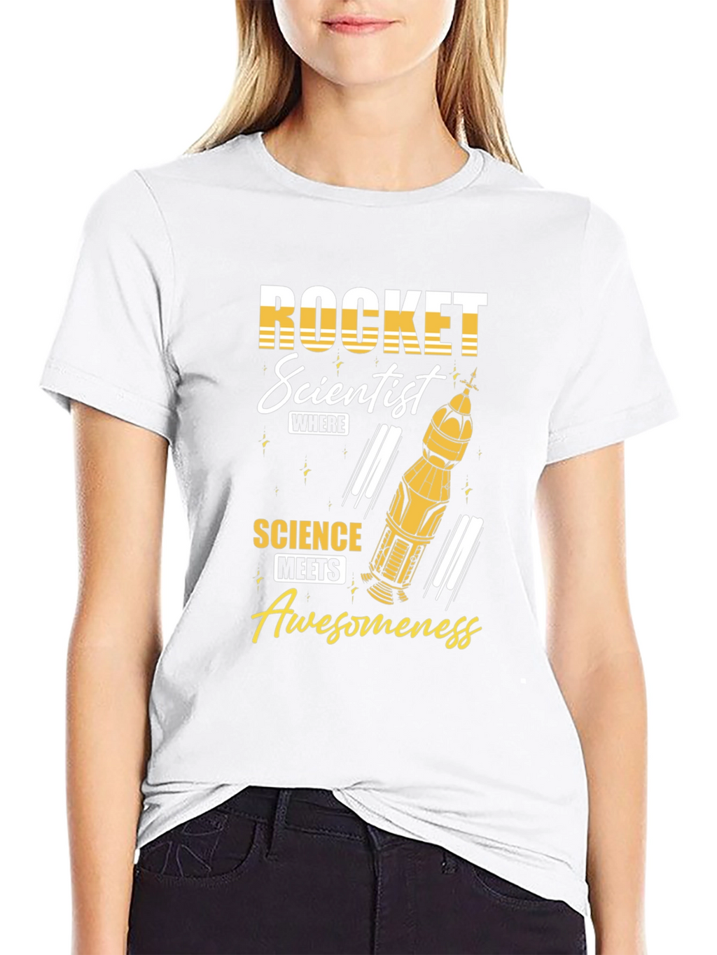 Rocket Scientist Graphic Tee - Science Awesomeness T-Shirt