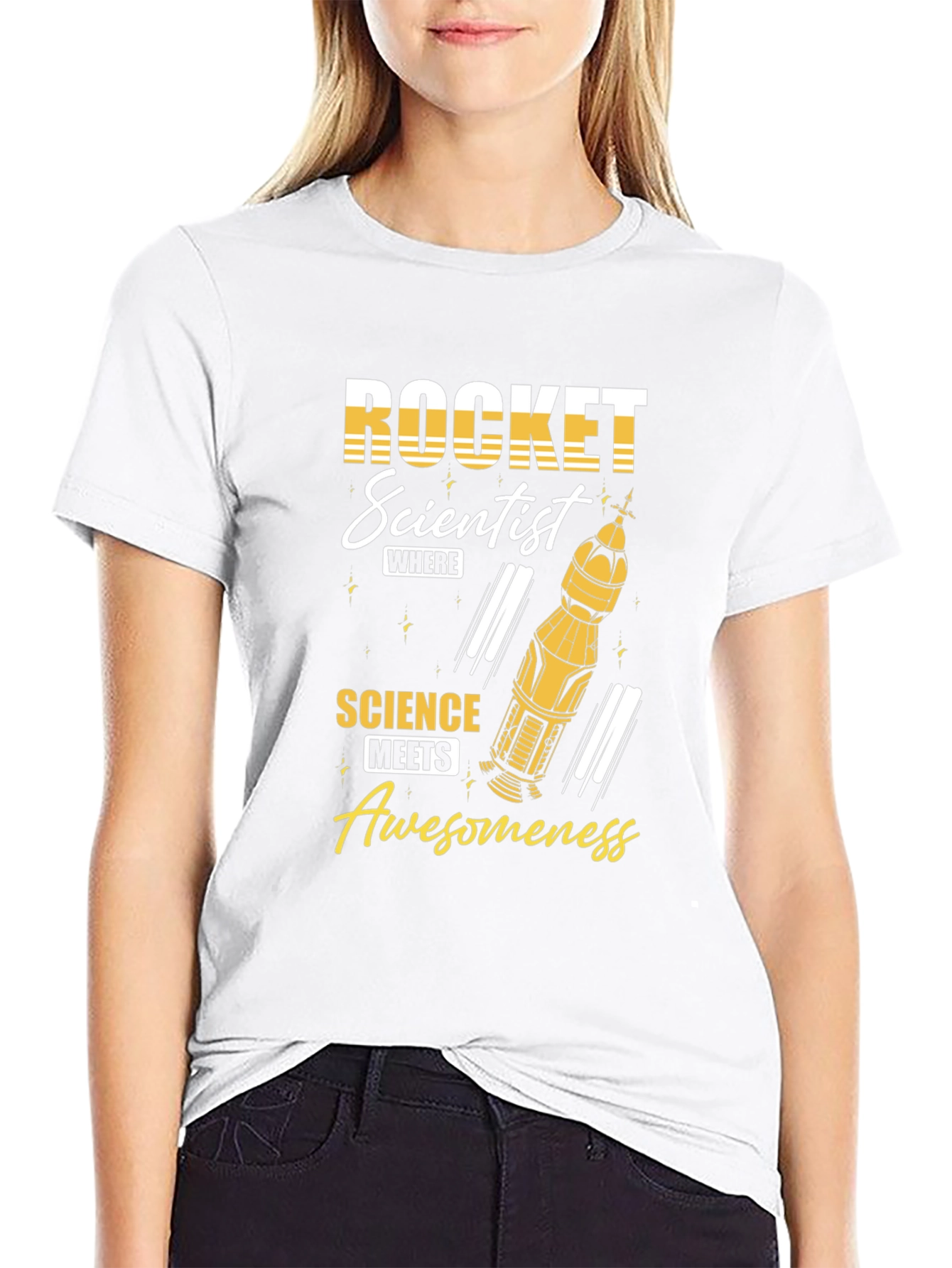 Rocket Scientist Graphic Tee - Science Awesomeness T-Shirt