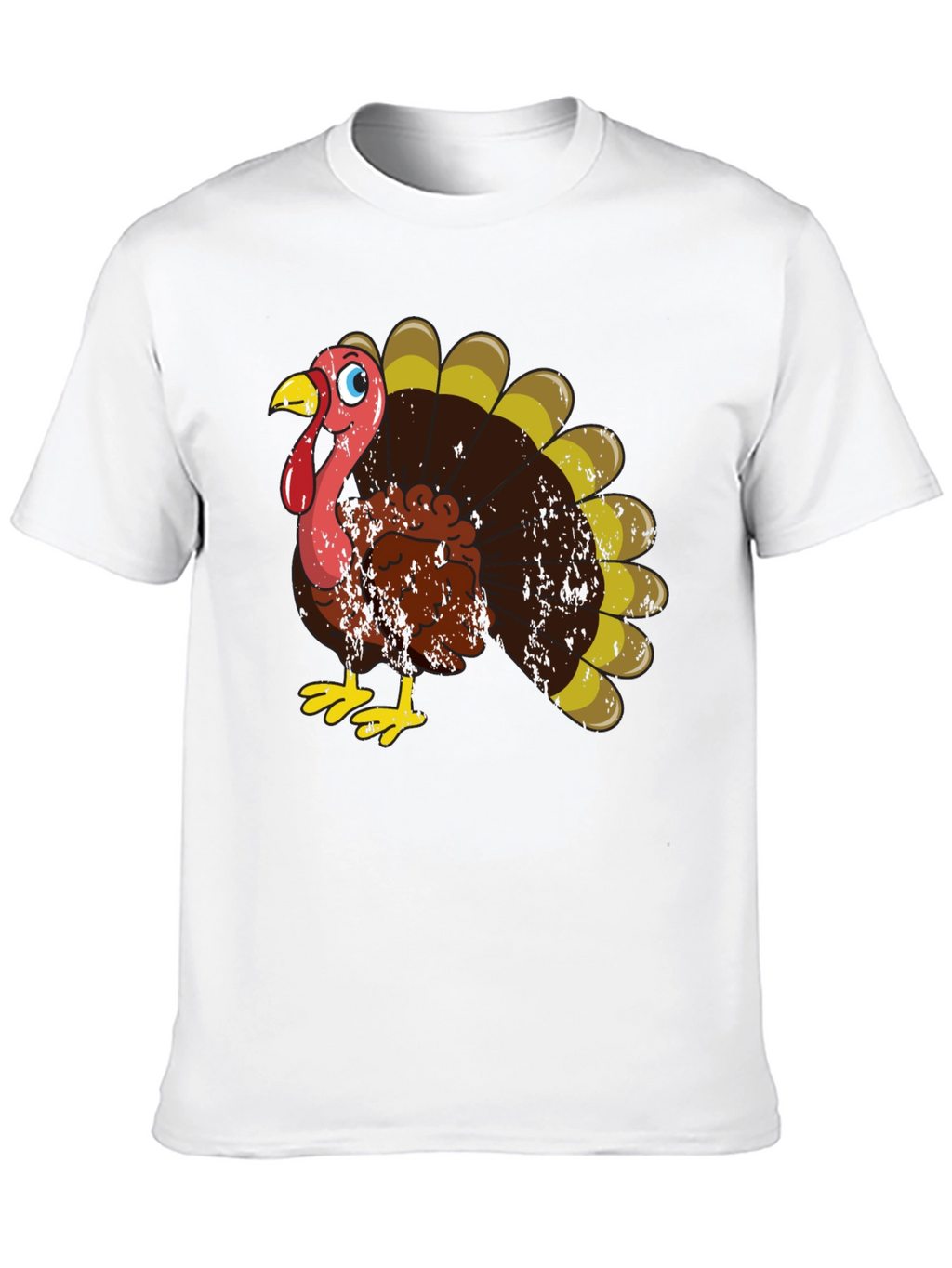 Thanksgiving Turkey Graphic T-Shirt