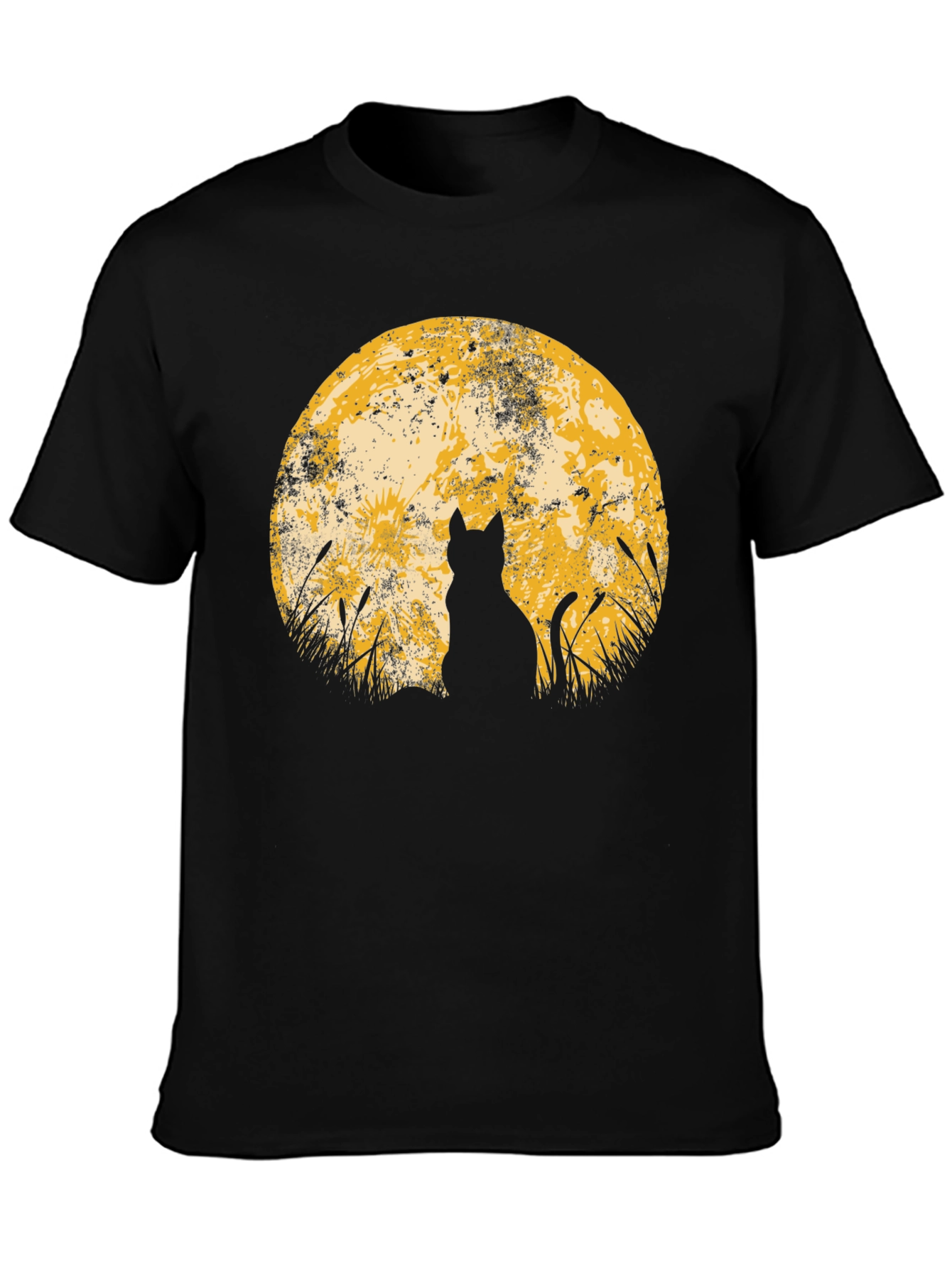 Wolf Moon Black T-Shirt - Nature Inspired Tee