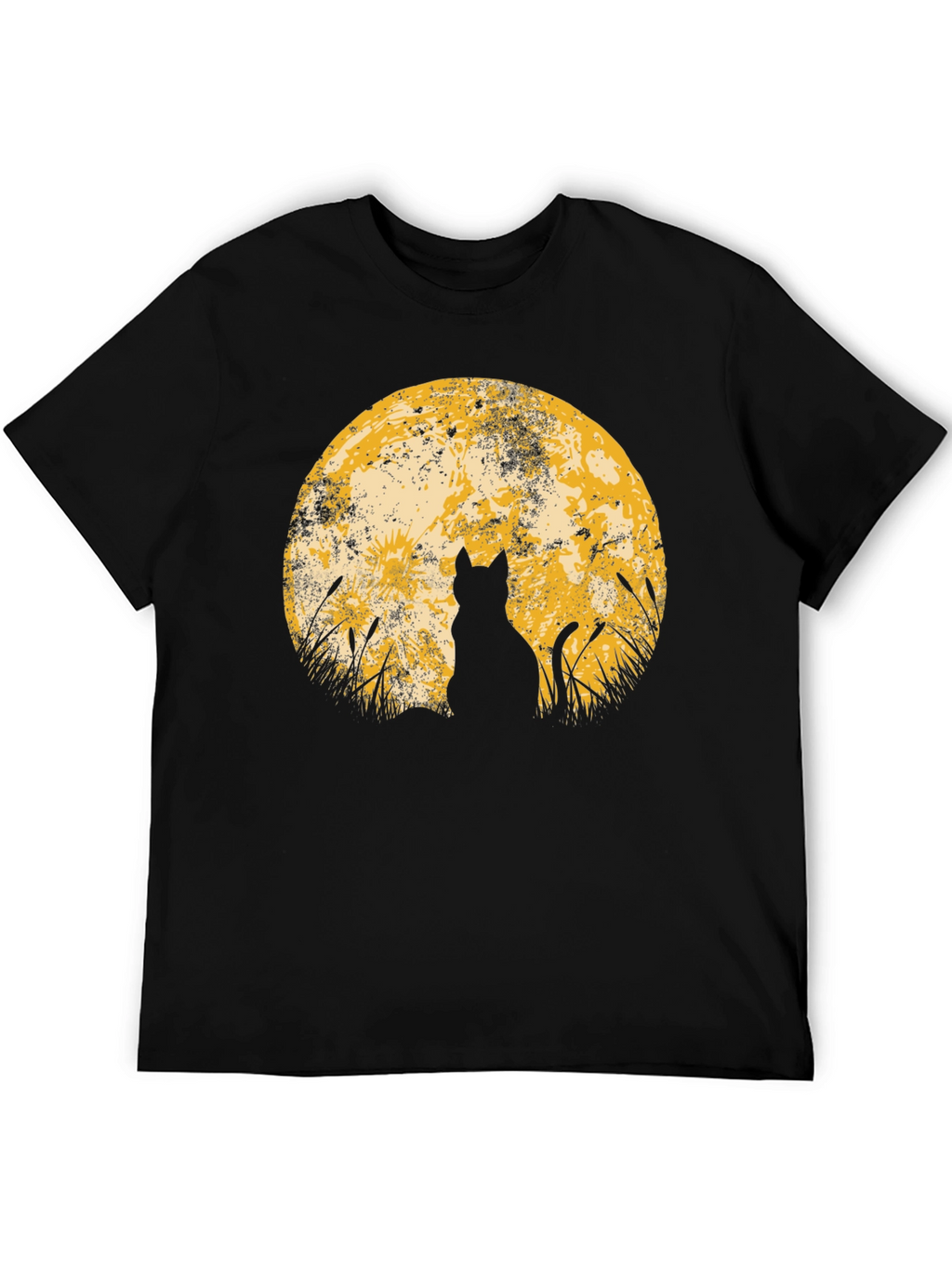 Wolf Moon Black T-Shirt - Nature Inspired Tee