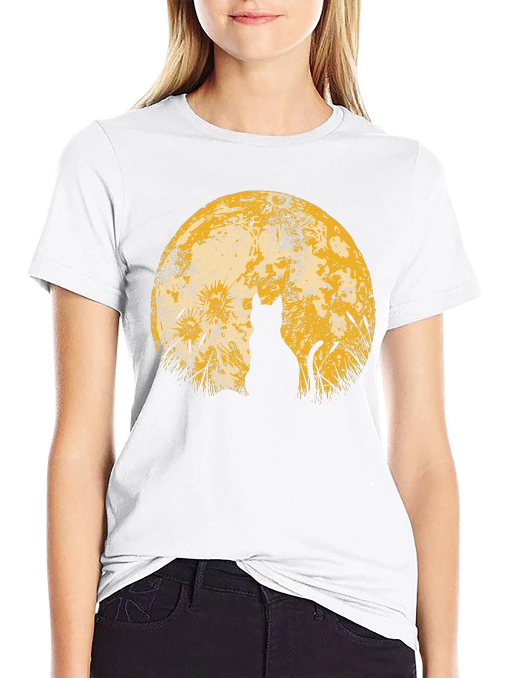 Wolf Moon Black T-Shirt - Nature Inspired Tee