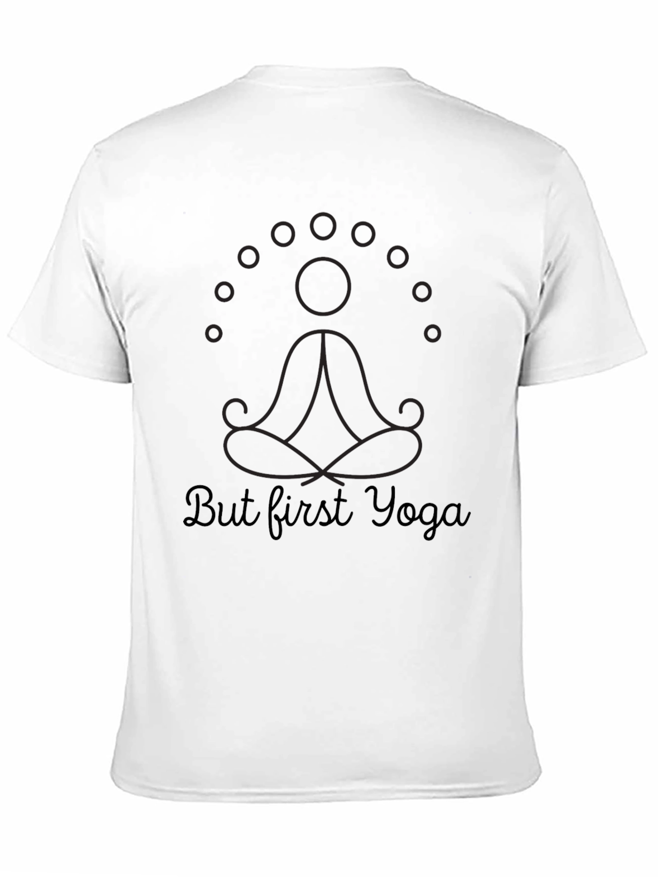 Mens Yoga T-Shirt - But First Yoga - Soft Cotton Tee