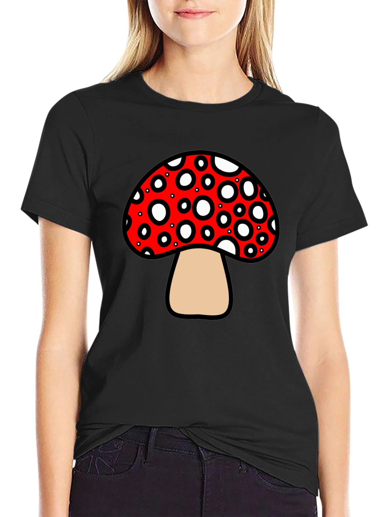 Mushroom Graphic Tee - Funky and Fun