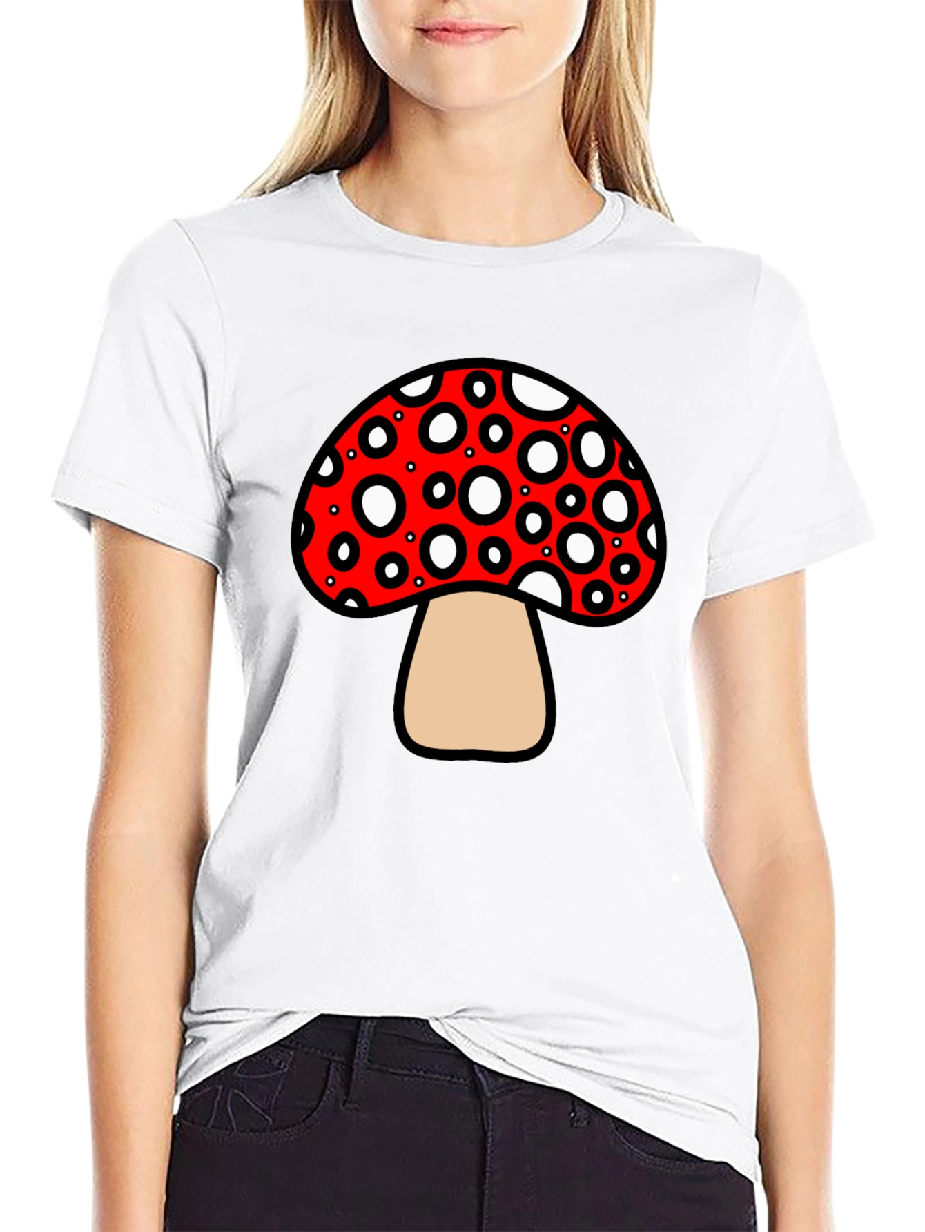 Mushroom Graphic Tee - Funky and Fun