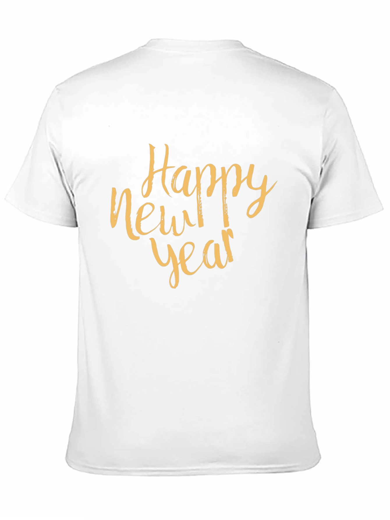 Happy New Year Black Crewneck T-Shirt