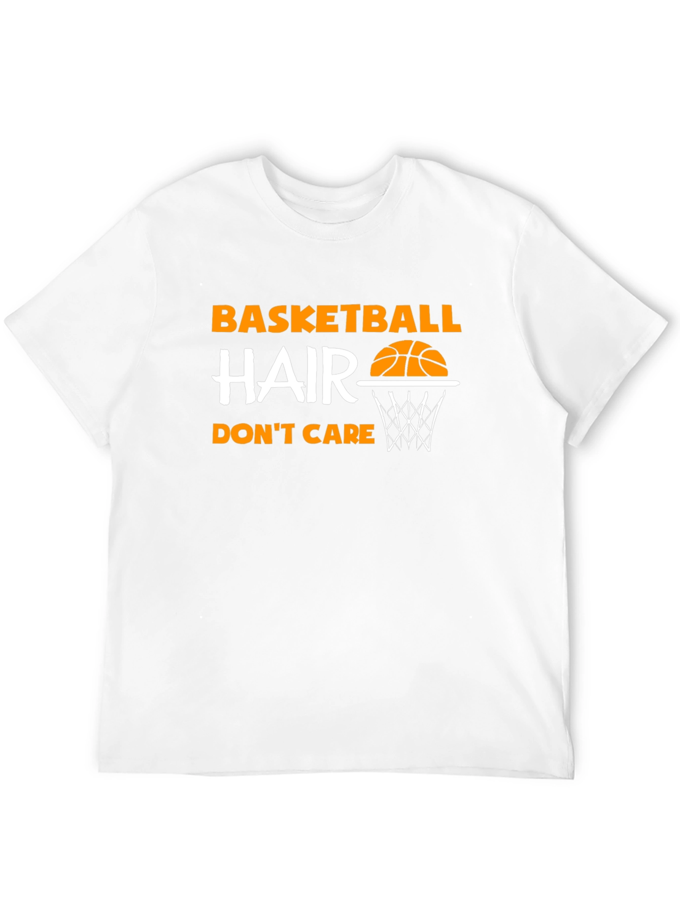 Basketball Hair Dont Care Graphic Tee