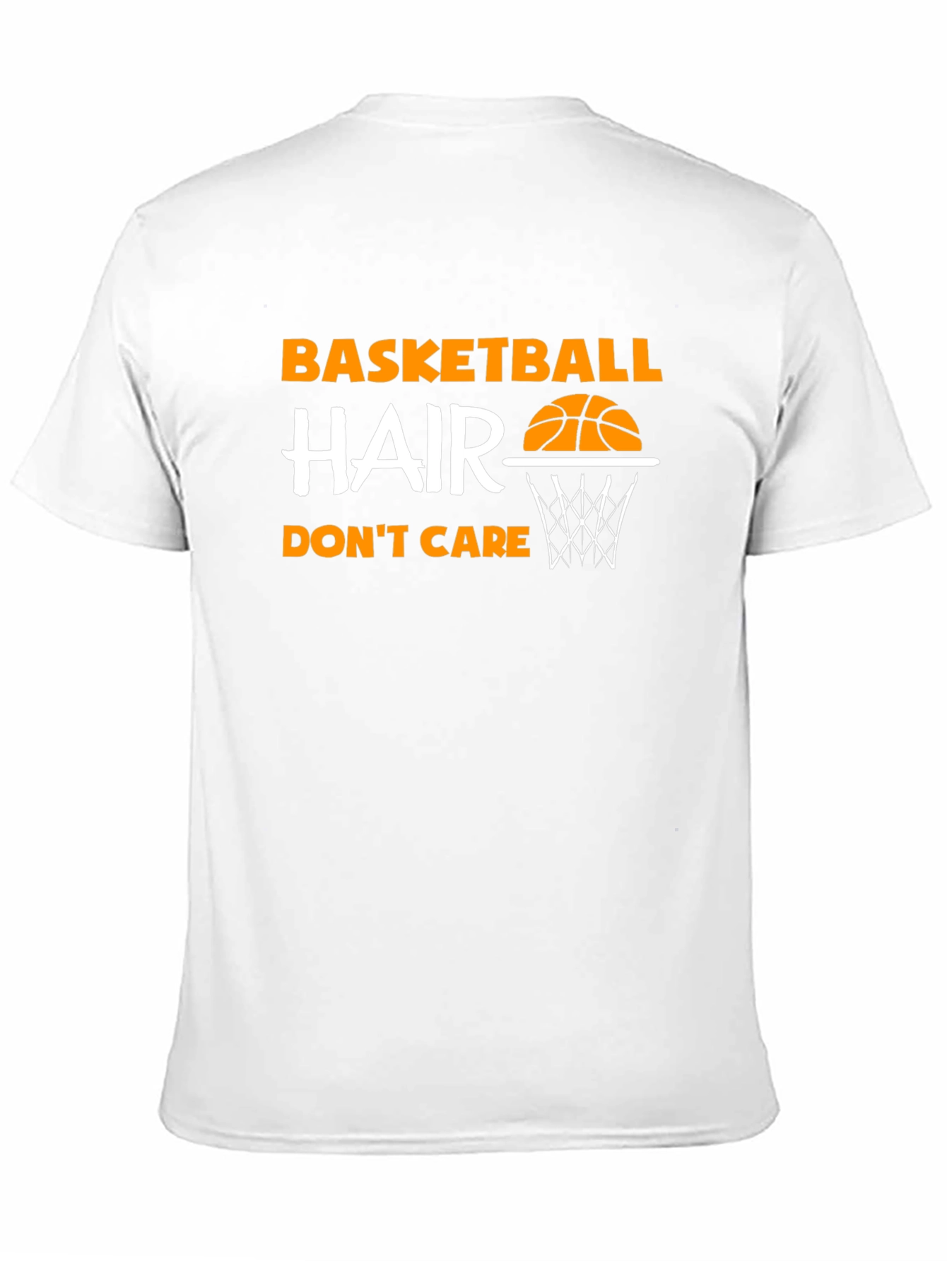 Basketball Hair Dont Care Graphic Tee