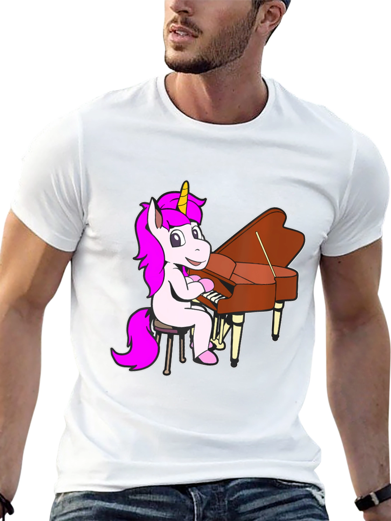 Unicorn Pianist T-Shirt