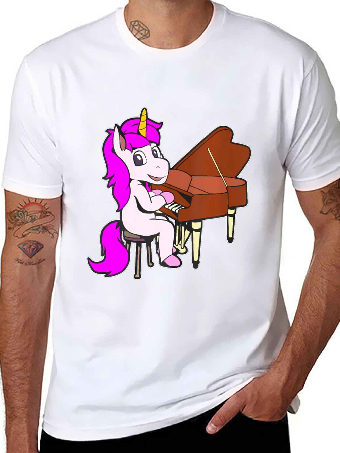 Unicorn Pianist T-Shirt