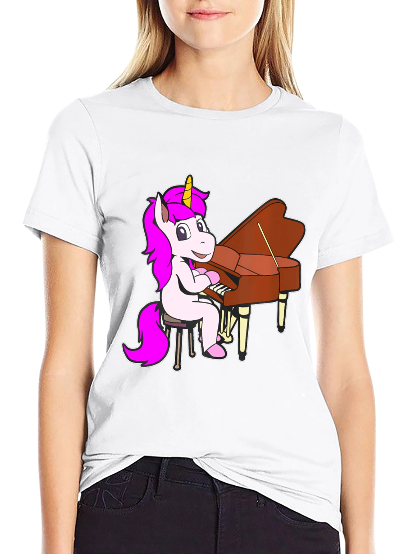 Unicorn Pianist T-Shirt