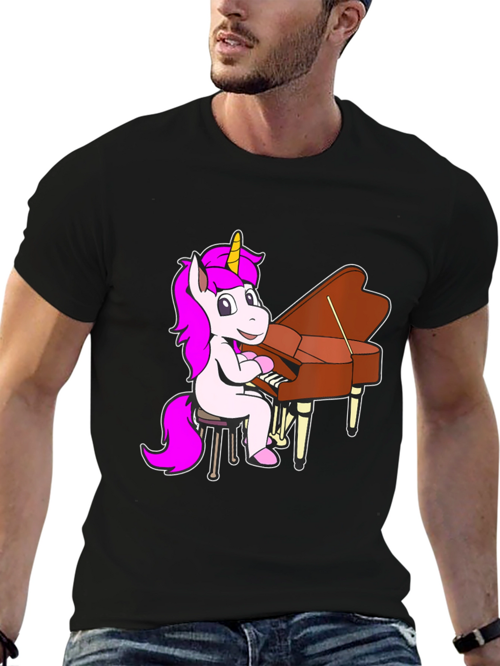Unicorn Pianist T-Shirt