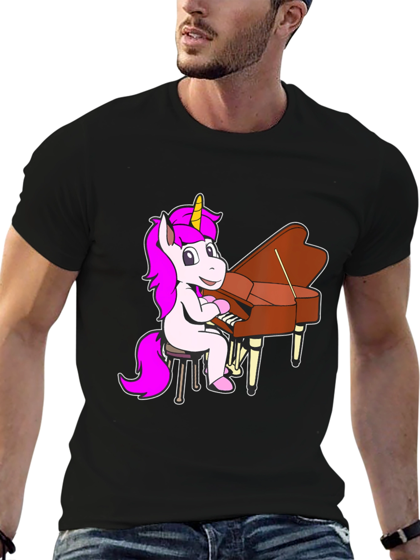 Unicorn Pianist T-Shirt