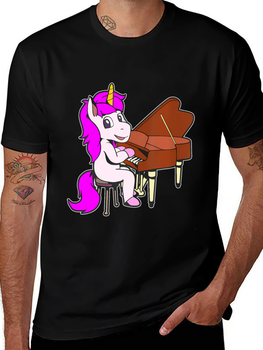 Unicorn Pianist T-Shirt