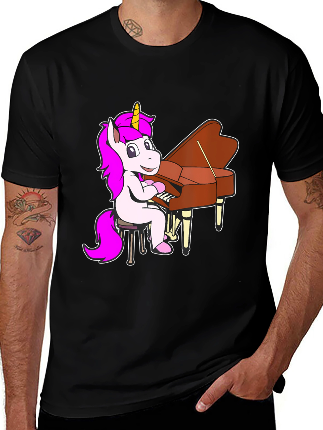 Unicorn Pianist T-Shirt