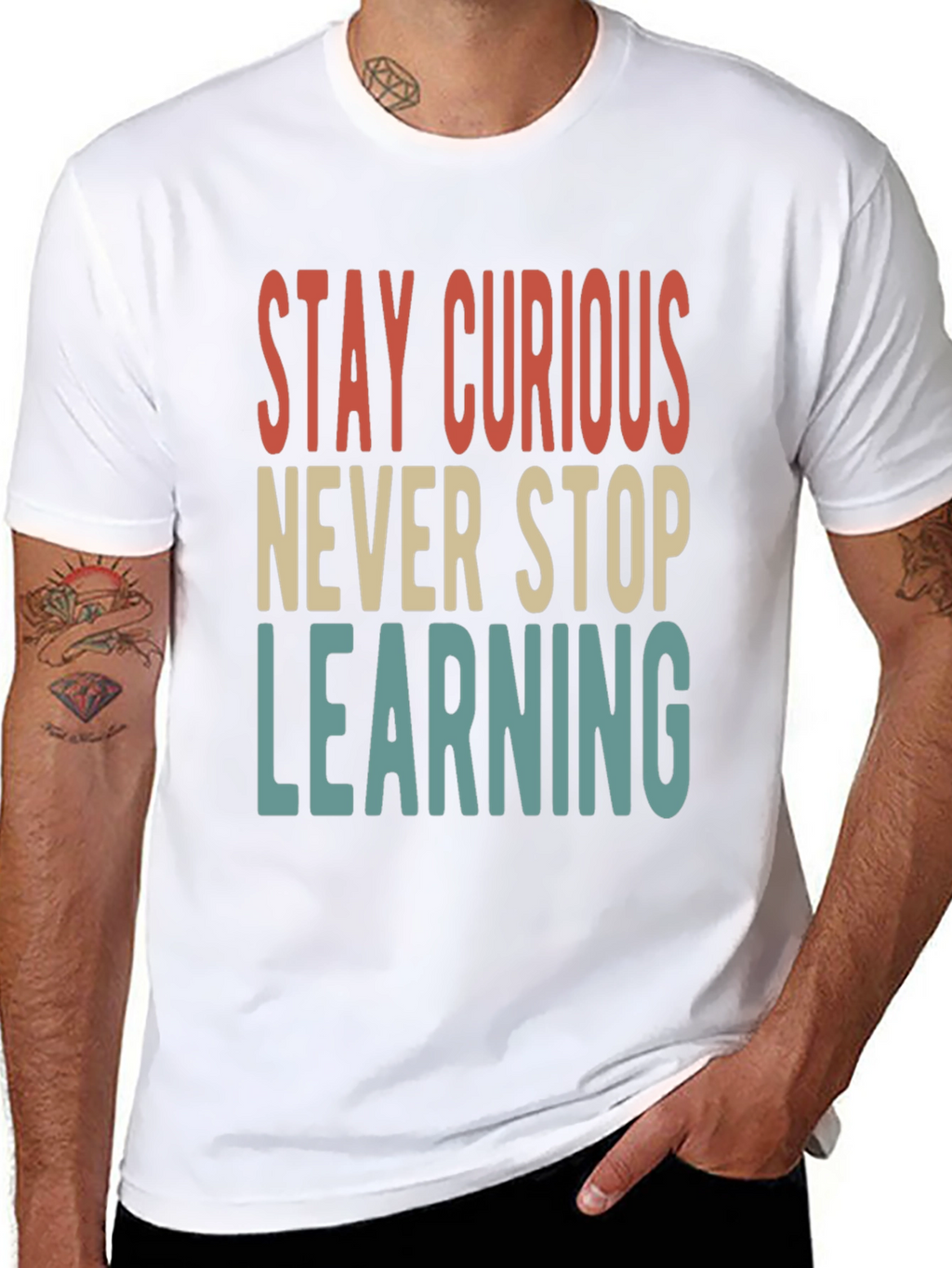 Stay Curious T-Shirt - Never Stop Learning Tee
