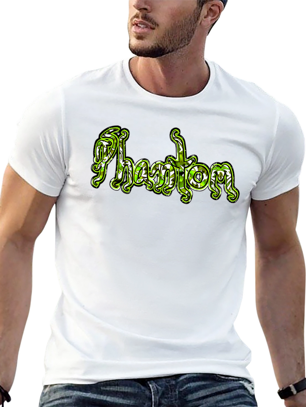 Phantom Graphic Black T-Shirt