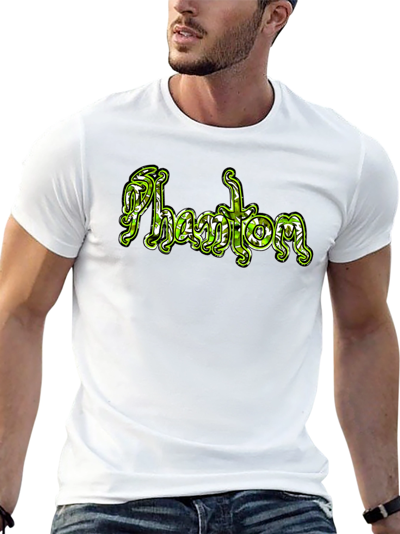 Phantom Graphic Black T-Shirt