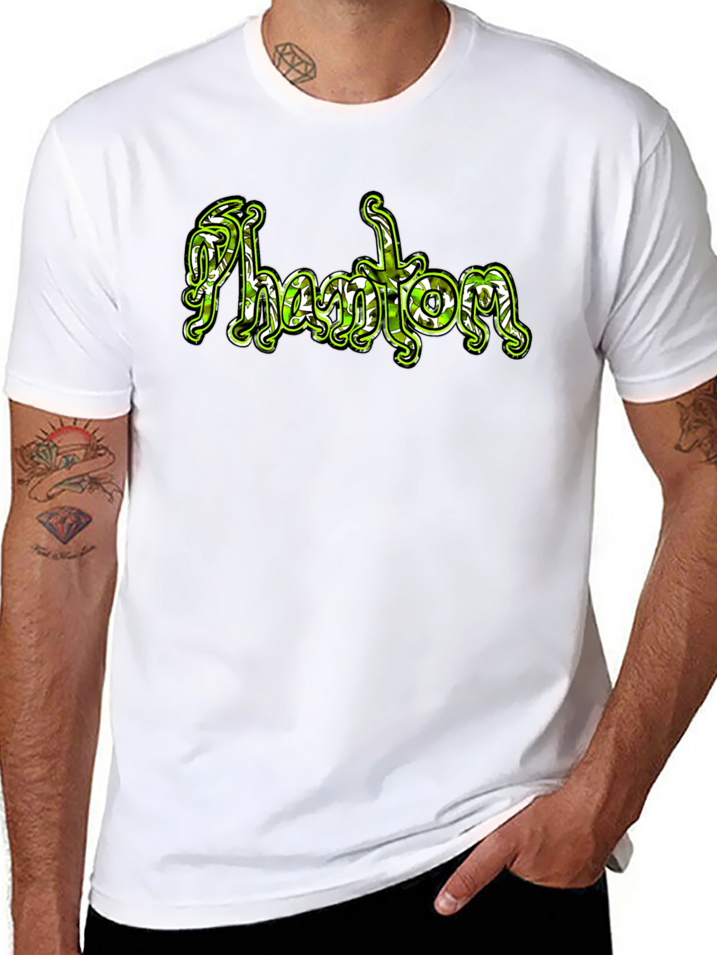 Phantom Graphic Black T-Shirt