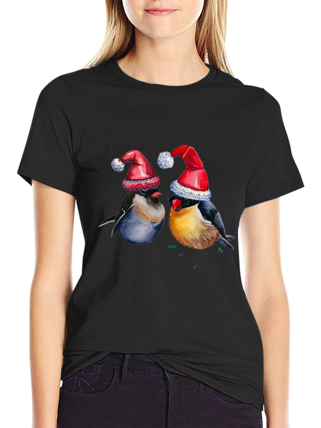 Festive Bird T-Shirt - Holiday Cheer