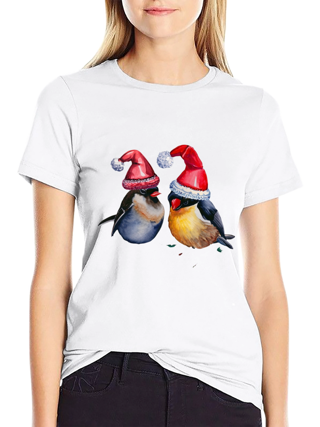 Festive Bird T-Shirt - Holiday Cheer