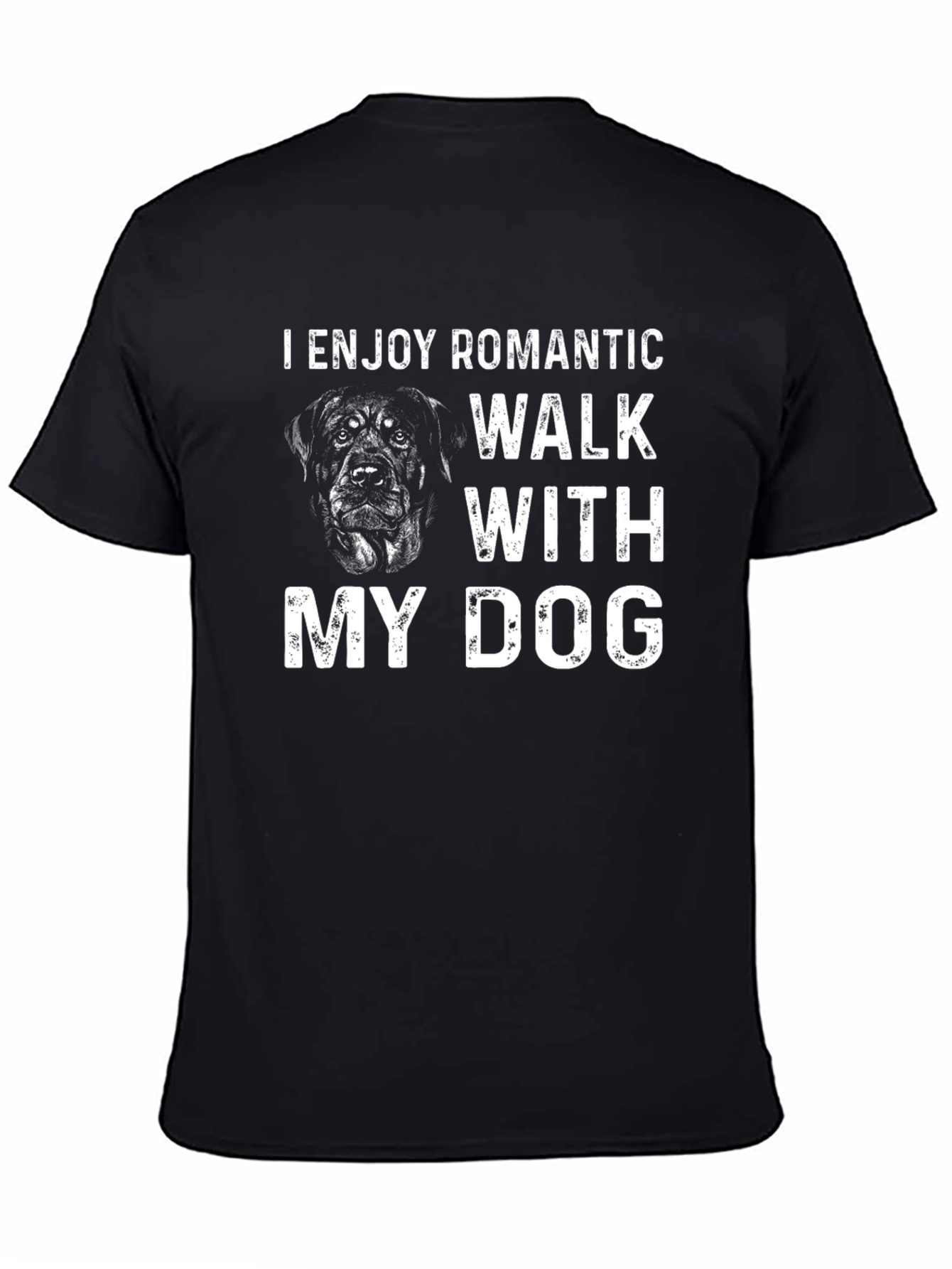 Romantic Dog Walk T-Shirt