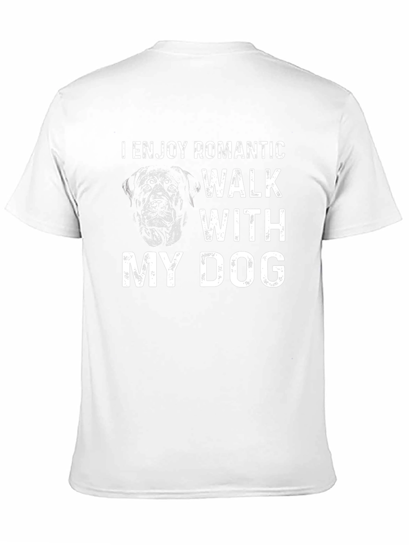 Romantic Dog Walk T-Shirt