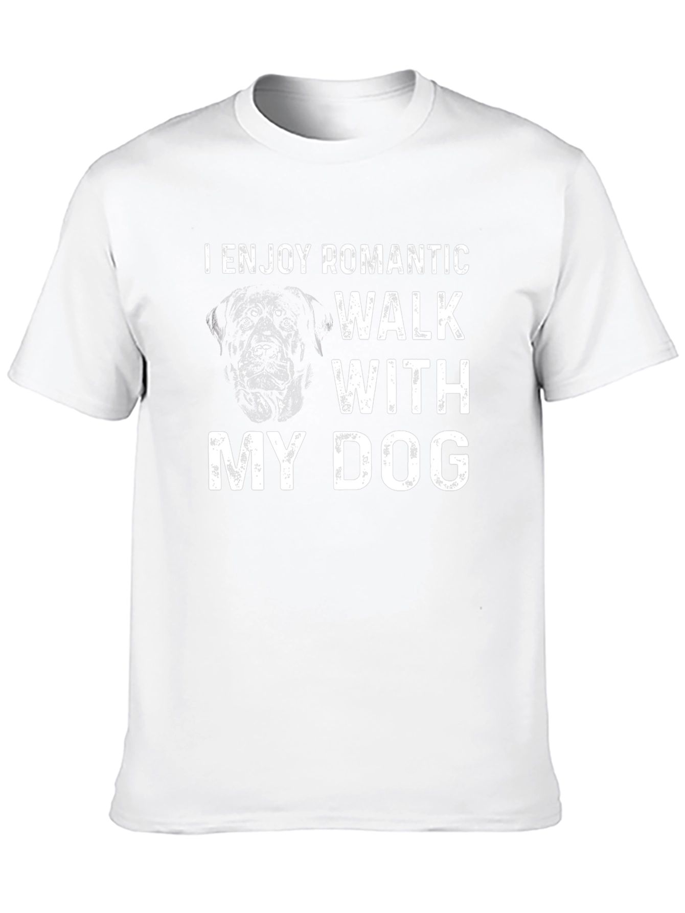 Romantic Dog Walk T-Shirt