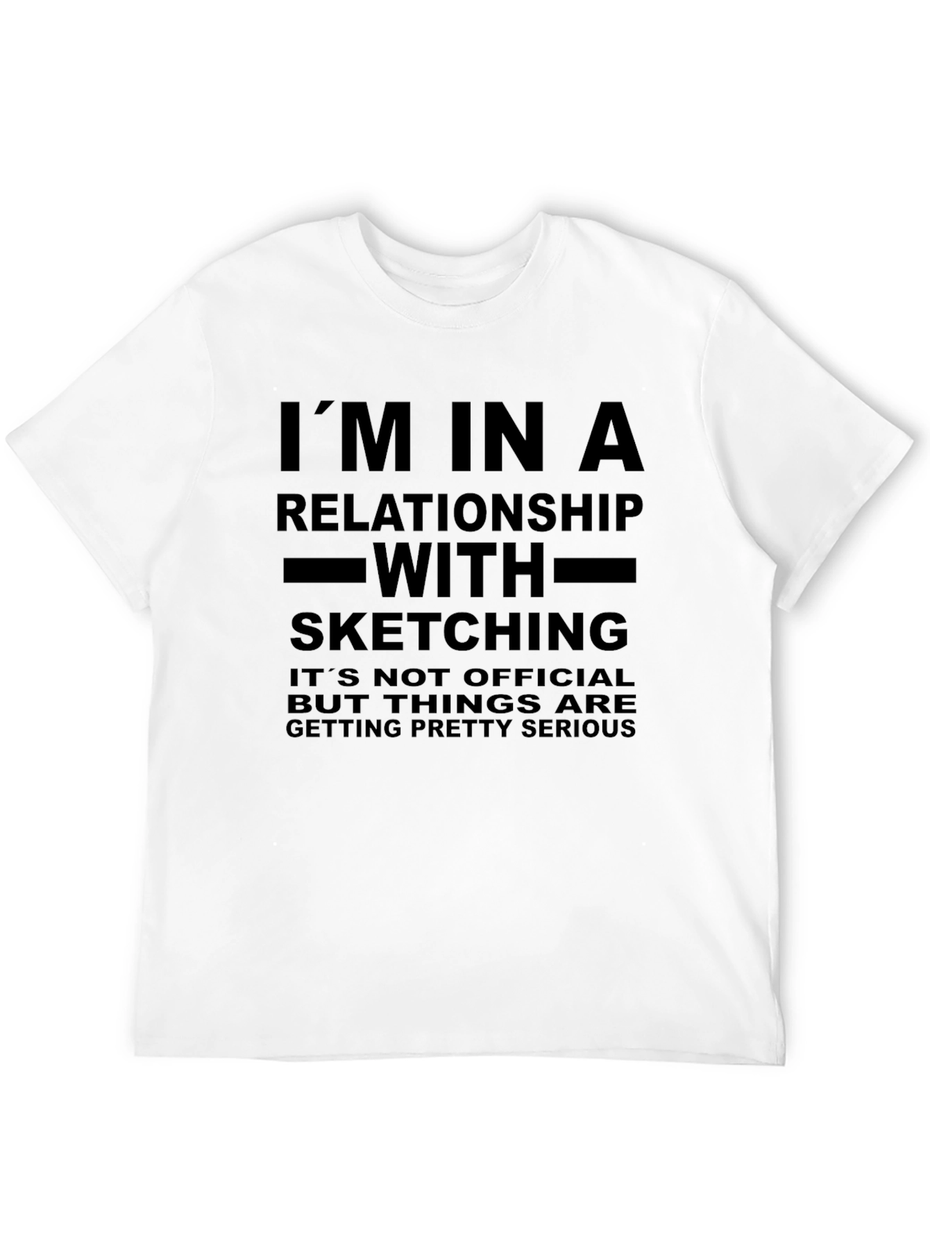 Sketching Relationship T-Shirt - Artist Apparel