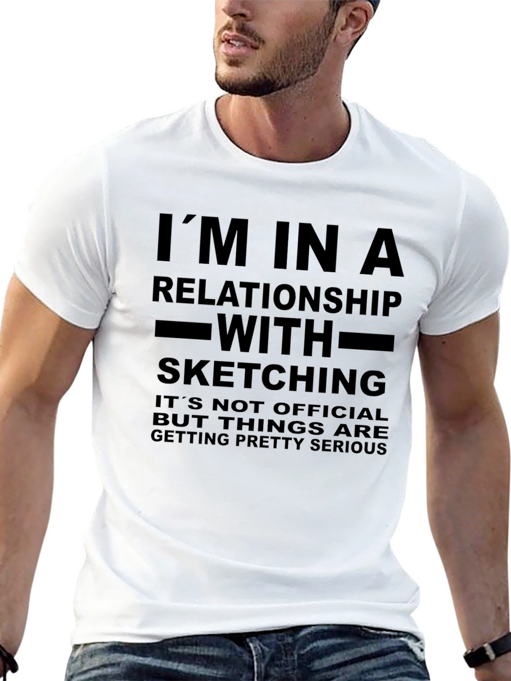 Sketching Relationship T-Shirt - Artist Apparel