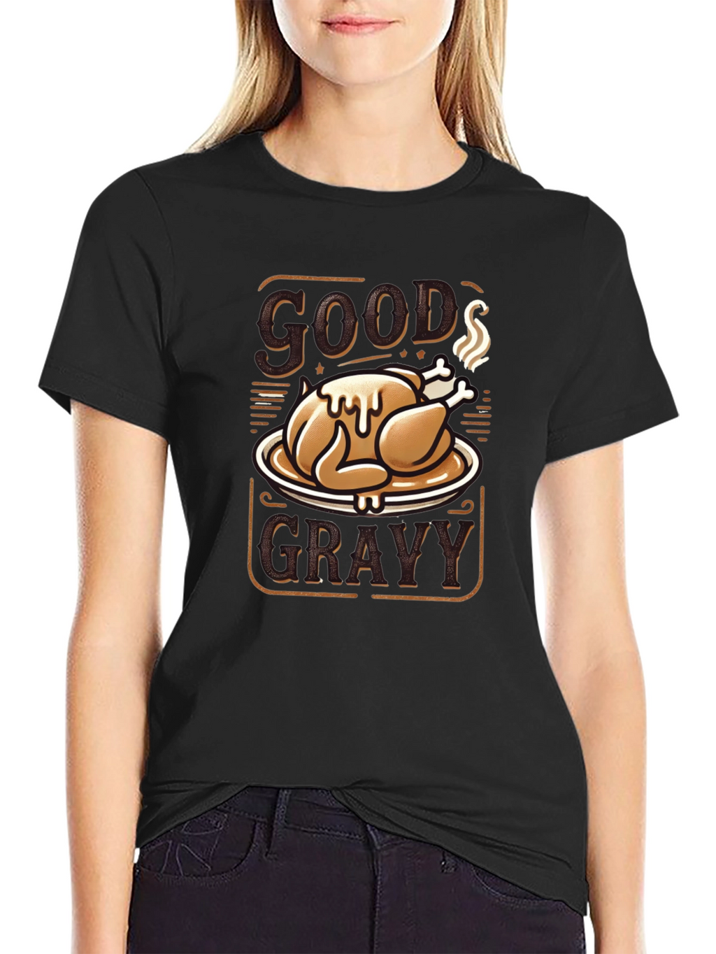 Good Gravy T-Shirt - Thanksgiving Turkey Design