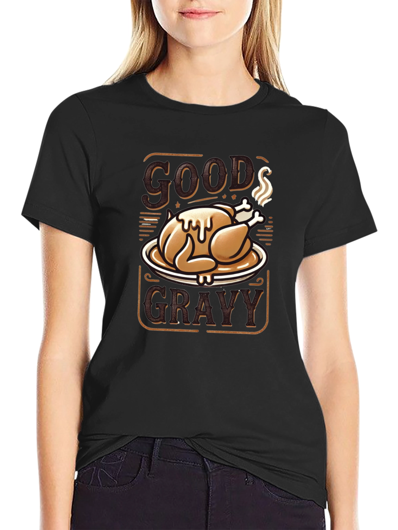 Good Gravy T-Shirt - Thanksgiving Turkey Design