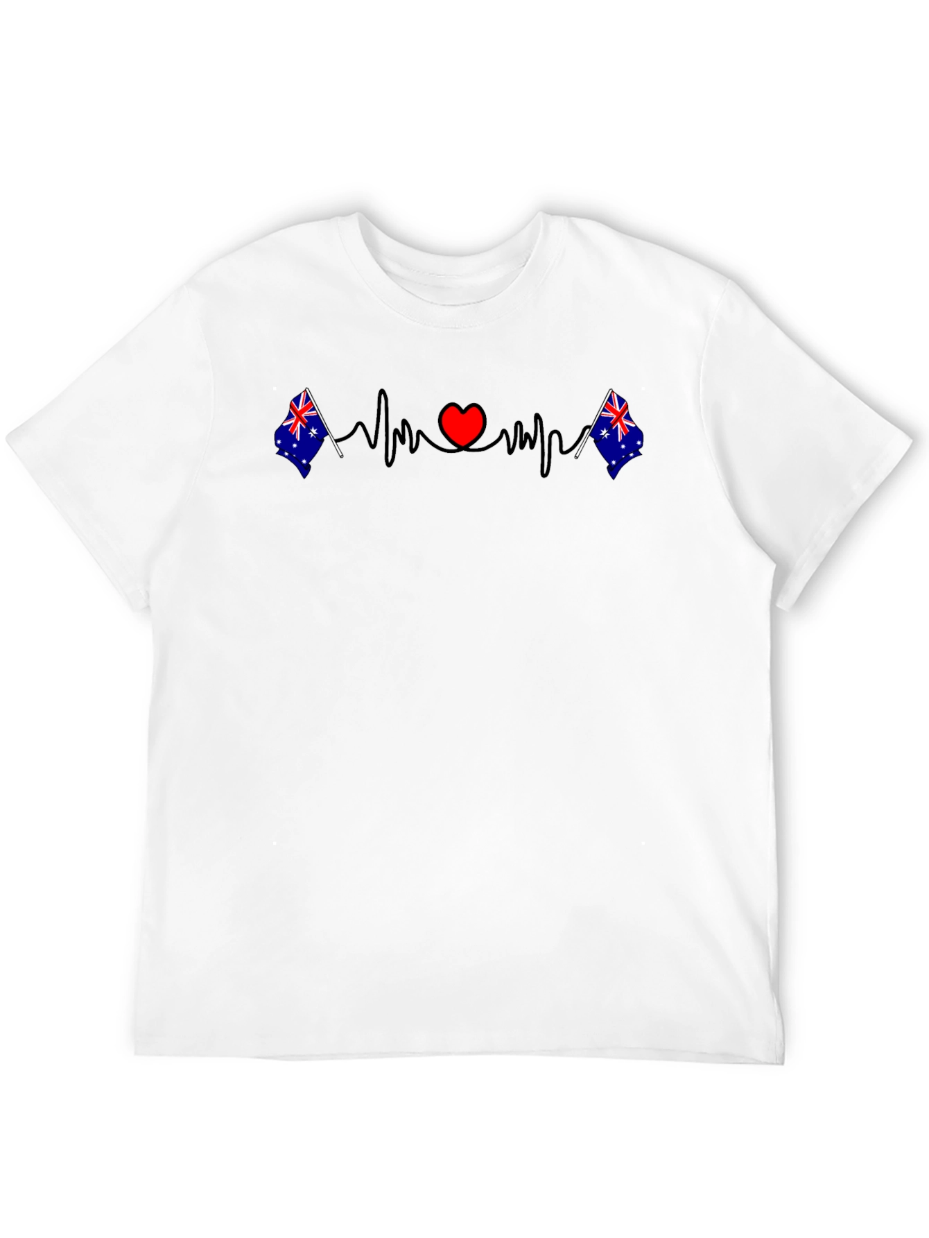 Australia Love Heartbeat T-Shirt