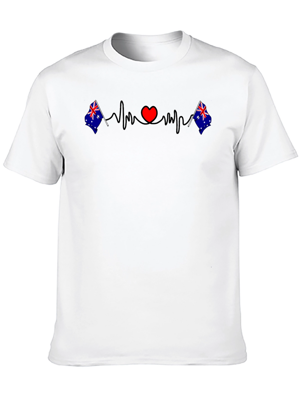 Australia Love Heartbeat T-Shirt