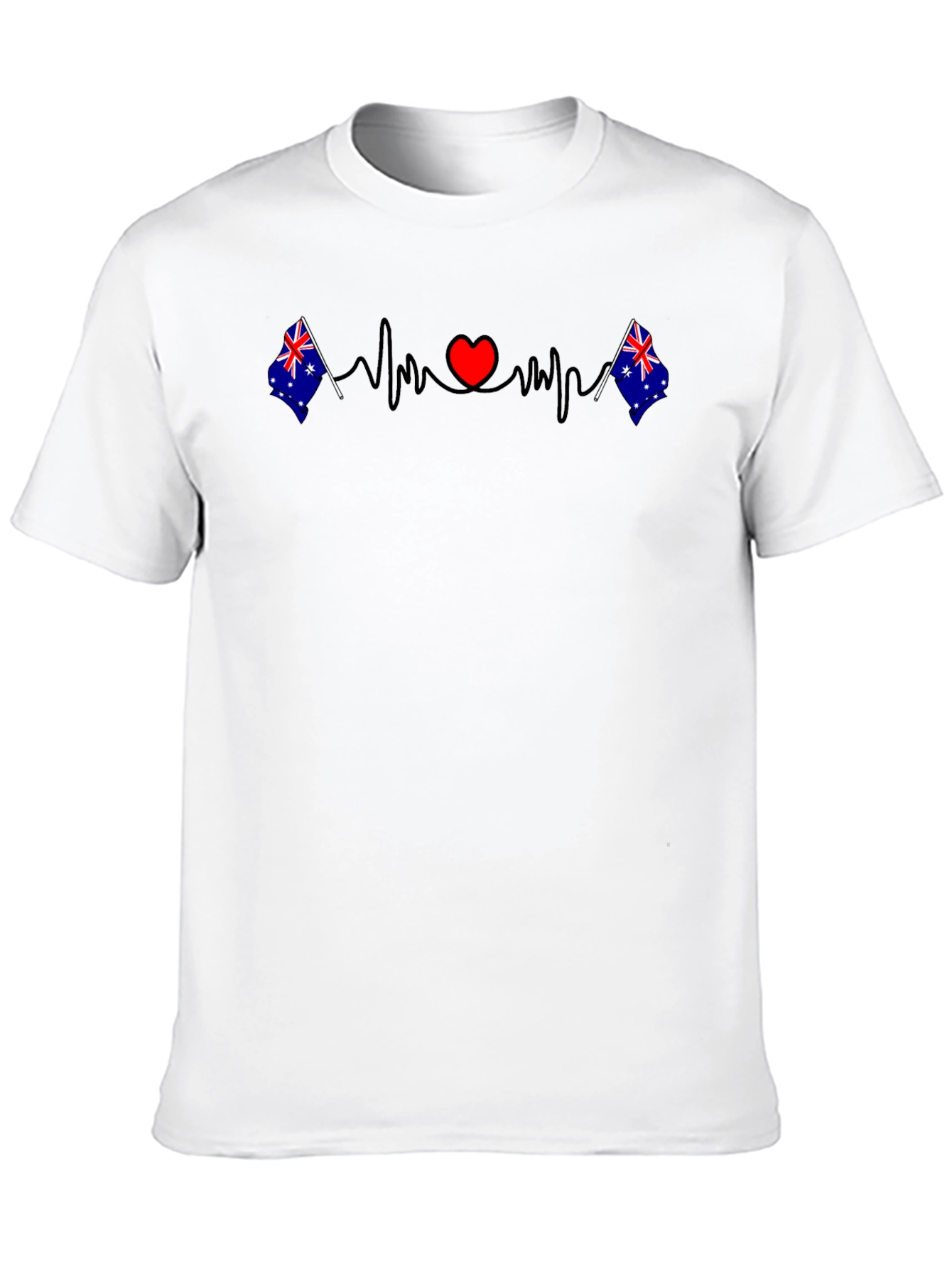 Australia Love Heartbeat T-Shirt