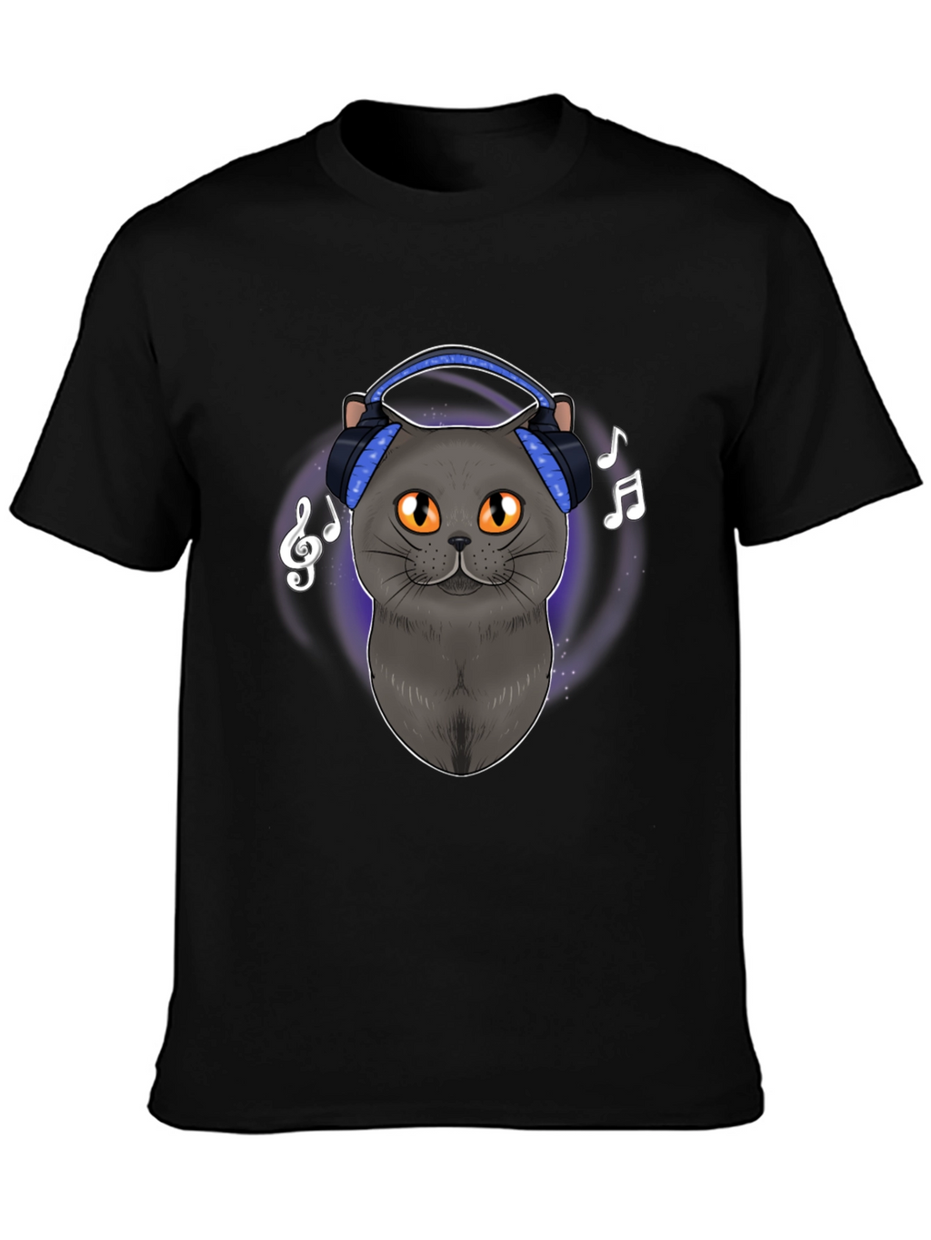 Cat DJ T-Shirt - Music Lover Tee