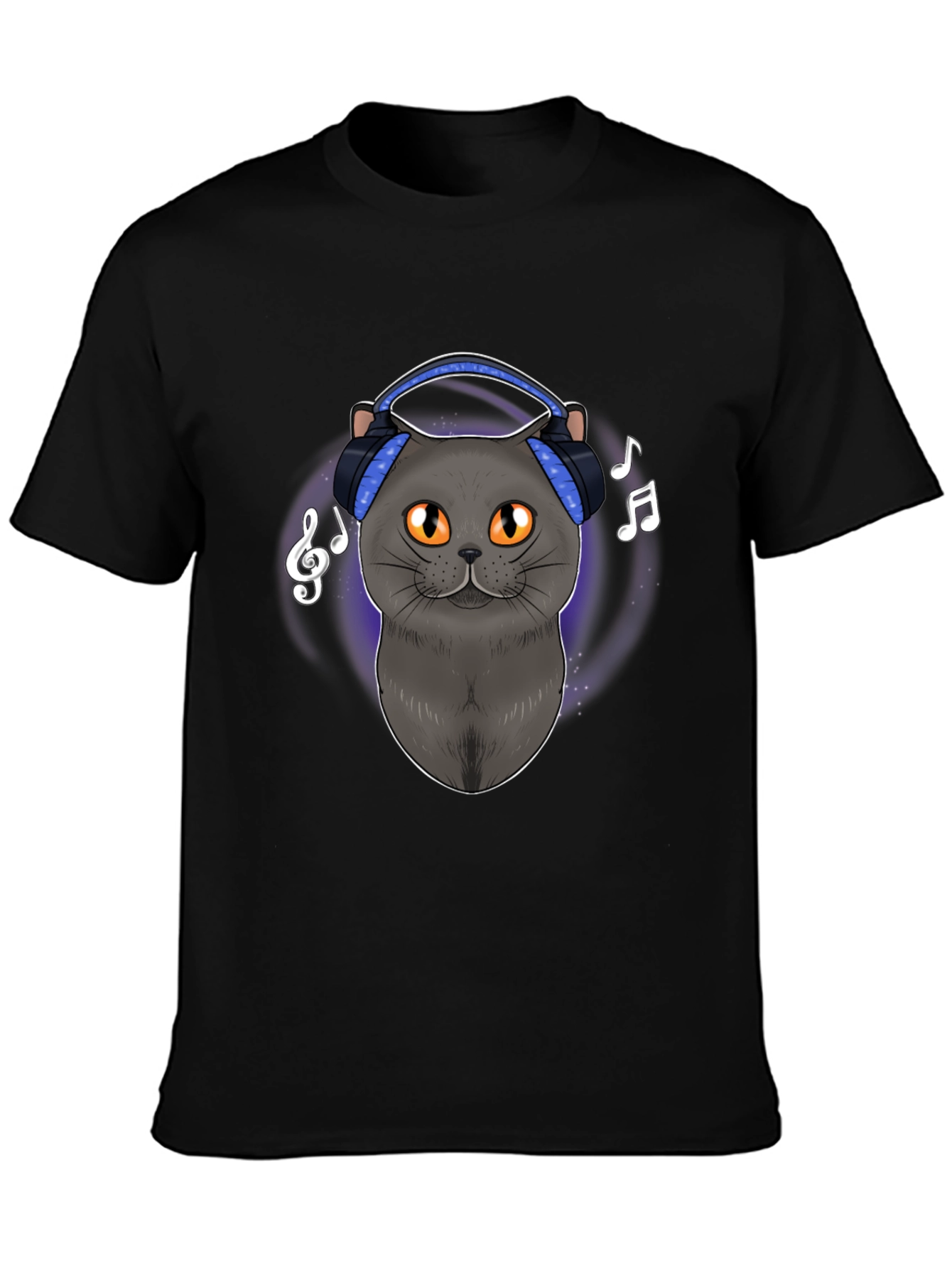 Cat DJ T-Shirt - Music Lover Tee