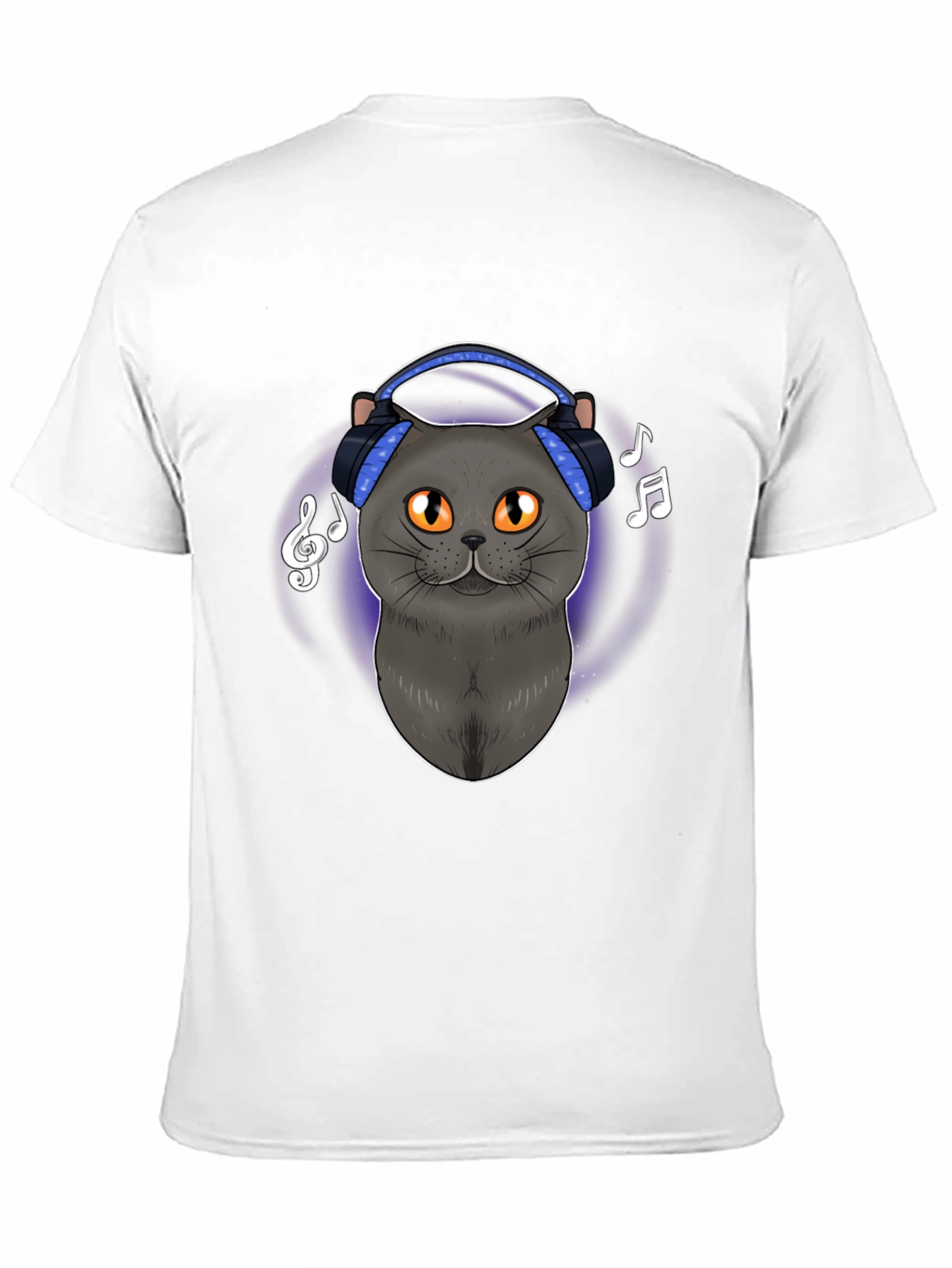 Cat DJ T-Shirt - Music Lover Tee